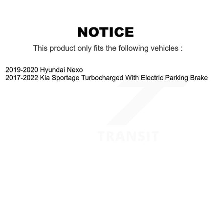 Front Rear Coated Drilled Slotted Disc Brake Rotors Kit For Kia Sportage Hyundai Nexo KD-100823