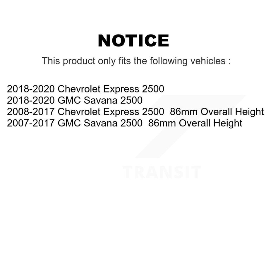 Front Rear Ceramic Pad Drilled Slot Brake Rotor Kit For GMC Savana 2500 Chevrolet Express KDA-102867