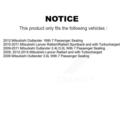 Rear Drill Slot Rotor Semi-Metallic Pad Parking Shoes Kit For Mitsubishi Lancer Outlander KDF-101671