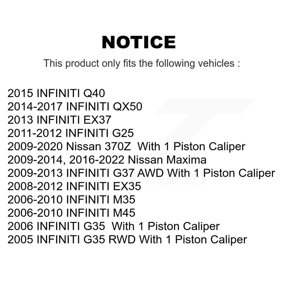 Rear Disc Drilled & Slotted Rotors Semi-Metallic Pads Parking Shoes Hardware Kit For G37 KDS-101461