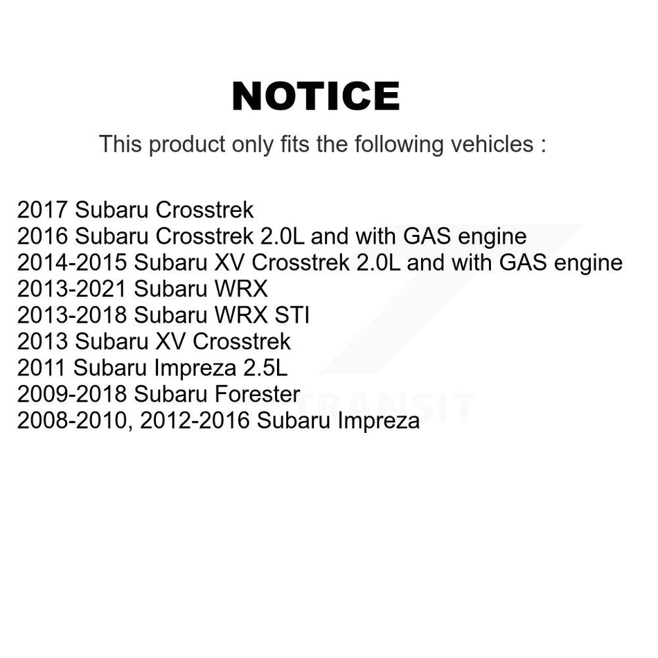 1x Air + 1x Cabin Filter (2 Total) Kit For Subaru Forester Impreza XV Crosstrek WRX STI KFL-100010