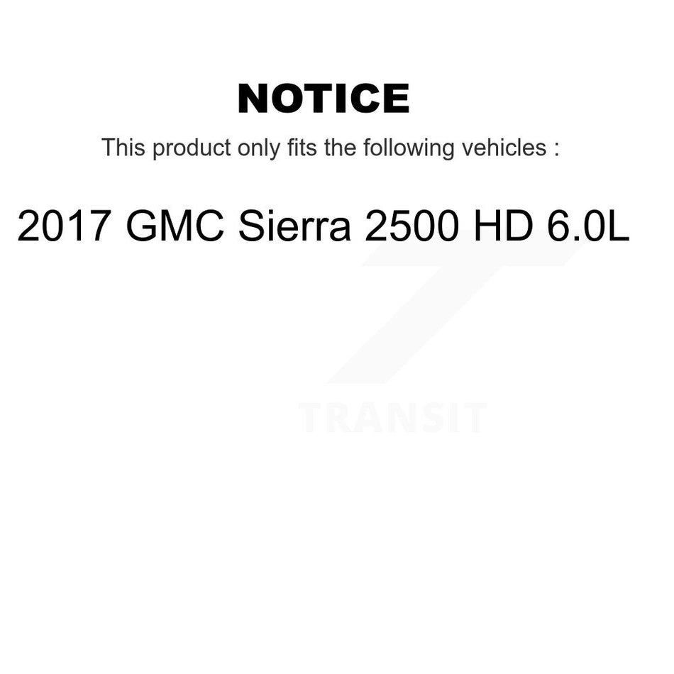 1x Air + 1x Cabin Filter (2 Total) Kit For 2017 GMC Sierra 2500 HD 6.0L KFL-100039
