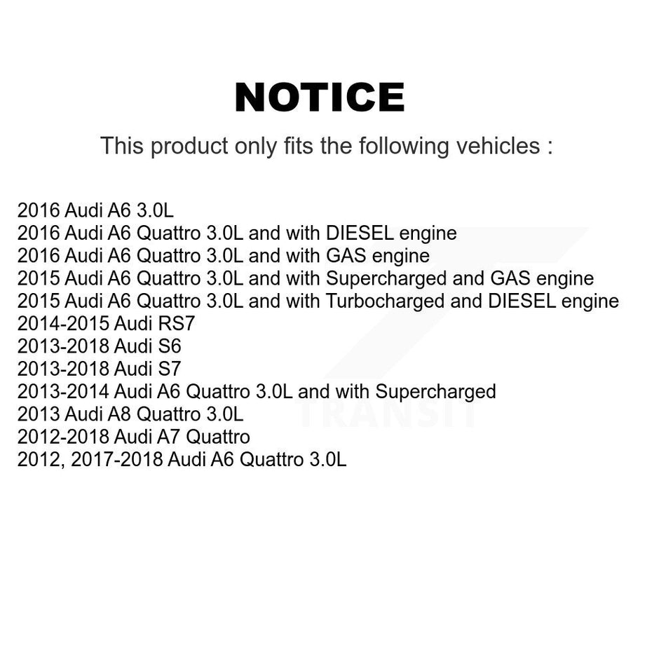 1x Air + 1x Cabin Filter (2 Total) Kit For Audi A6 Quattro A7 S6 S7 RS7 A8 KFL-100074