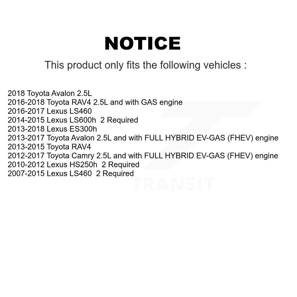 1x Air + 1x Cabin Filter (2 Total) Kit For Toyota RAV4 Camry Lexus Avalon ES300h LS460 KFL-100106