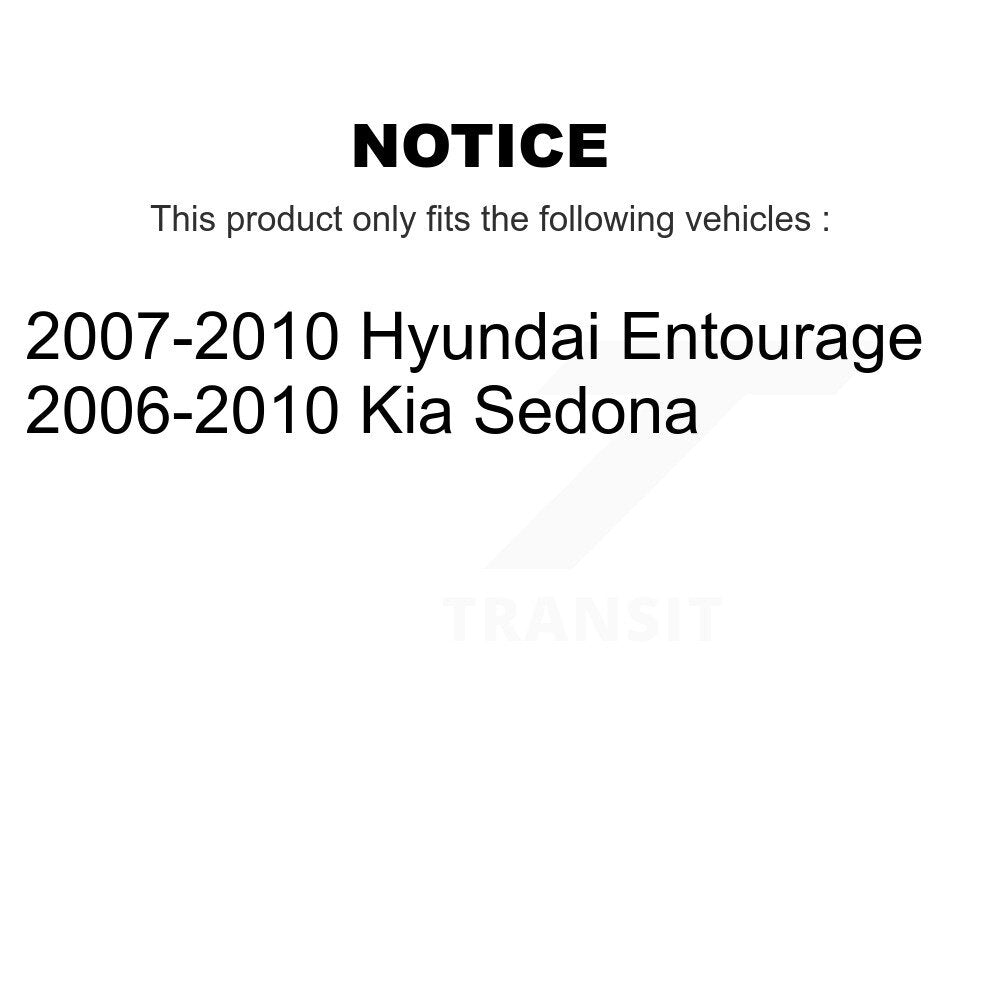1x Air + 1x Cabin Filter (2 Total) Kit For Kia Sedona Hyundai Entourage KFL-100144