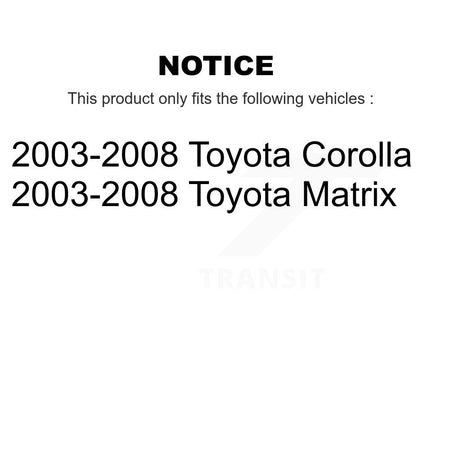 1x Air + 1x Cabin Filter (2 Total) Kit For 2003-2008 Toyota Corolla Matrix KFL-100249