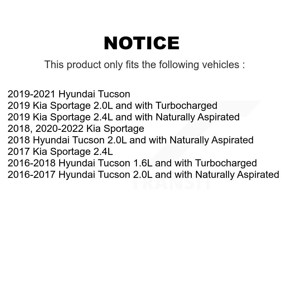1x Air + 1x Cabin Filter (2 Total) Kit For Hyundai Tucson Kia Sportage KFL-100365