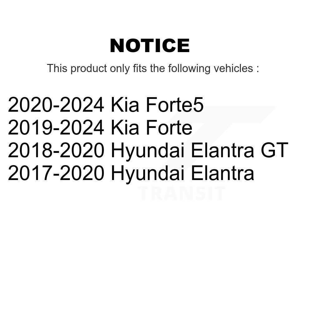 1x Air + 1x Cabin Filter (2 Total) Kit For Hyundai Elantra Kia Forte Forte5 GT KFL-100370