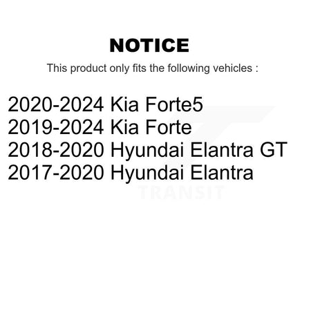 1x Air + 1x Cabin Filter (2 Total) Kit For Hyundai Elantra Kia Forte Forte5 GT KFL-100370
