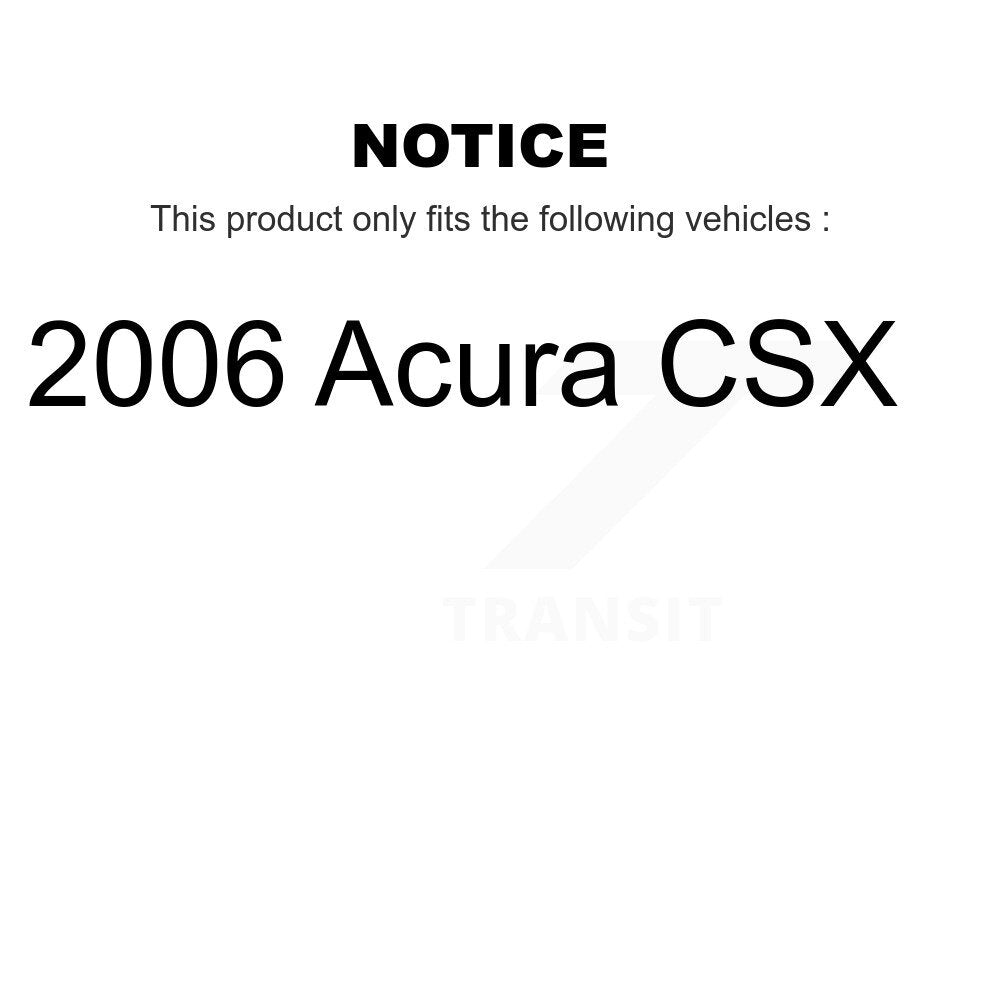 1x Air + 1x Cabin Filter (2 Total) Kit For 2006 Acura CSX KFL-100438