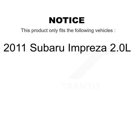 1x Air + 1x Cabin Filter (2 Total) Kit For 2011 Subaru Impreza 2.0L KFL-100956