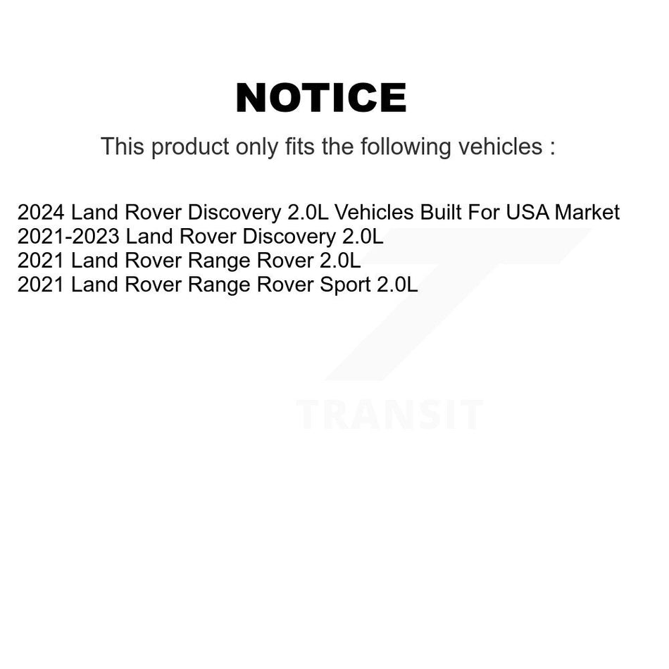 1x Air + 1x Cabin Filter (2 Total) Kit For Land Rover Range Sport Discovery 2.0L KFL-103168