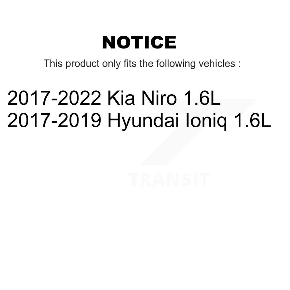 1x Air + 1x Cabin Filter (2 Total) Kit For Kia Niro Hyundai Ioniq 1.6L KFL-103187