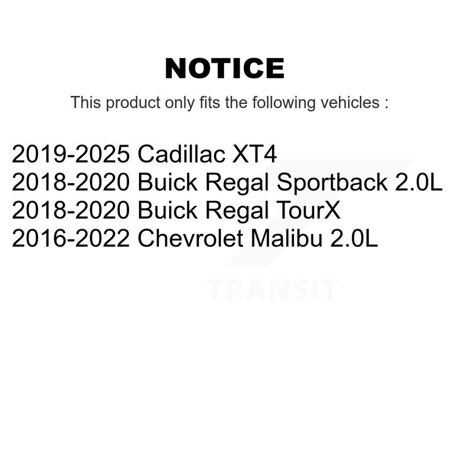 1x Air + 1x Cabin Filter (2 Total) Kit For Chevrolet Malibu Cadillac XT4 Buick Regal KFL-103209