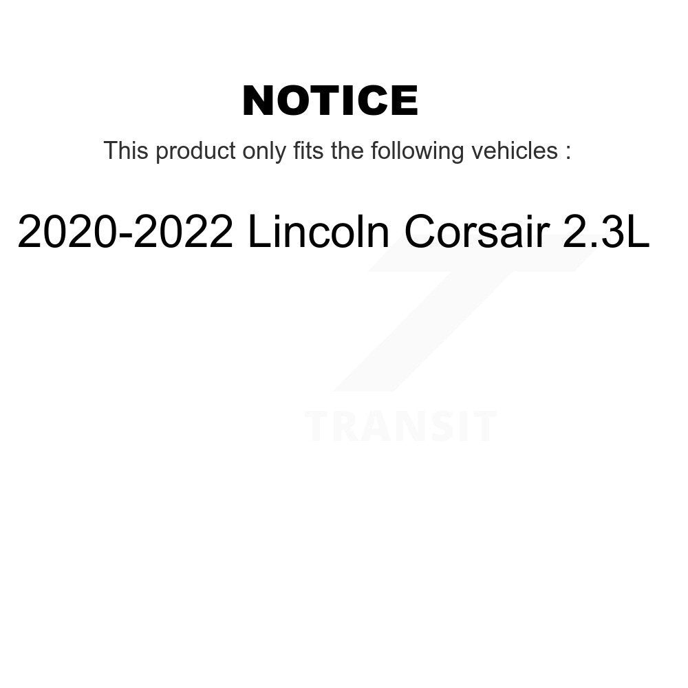 1x Air + 1x Cabin Filter (2 Total) Kit For 2020-2022 Lincoln Corsair 2.3L KFL-103587