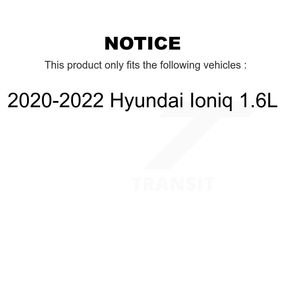 1x Air + 1x Cabin Filter (2 Total) Kit For 2020-2022 Hyundai Ioniq 1.6L KFL-103613
