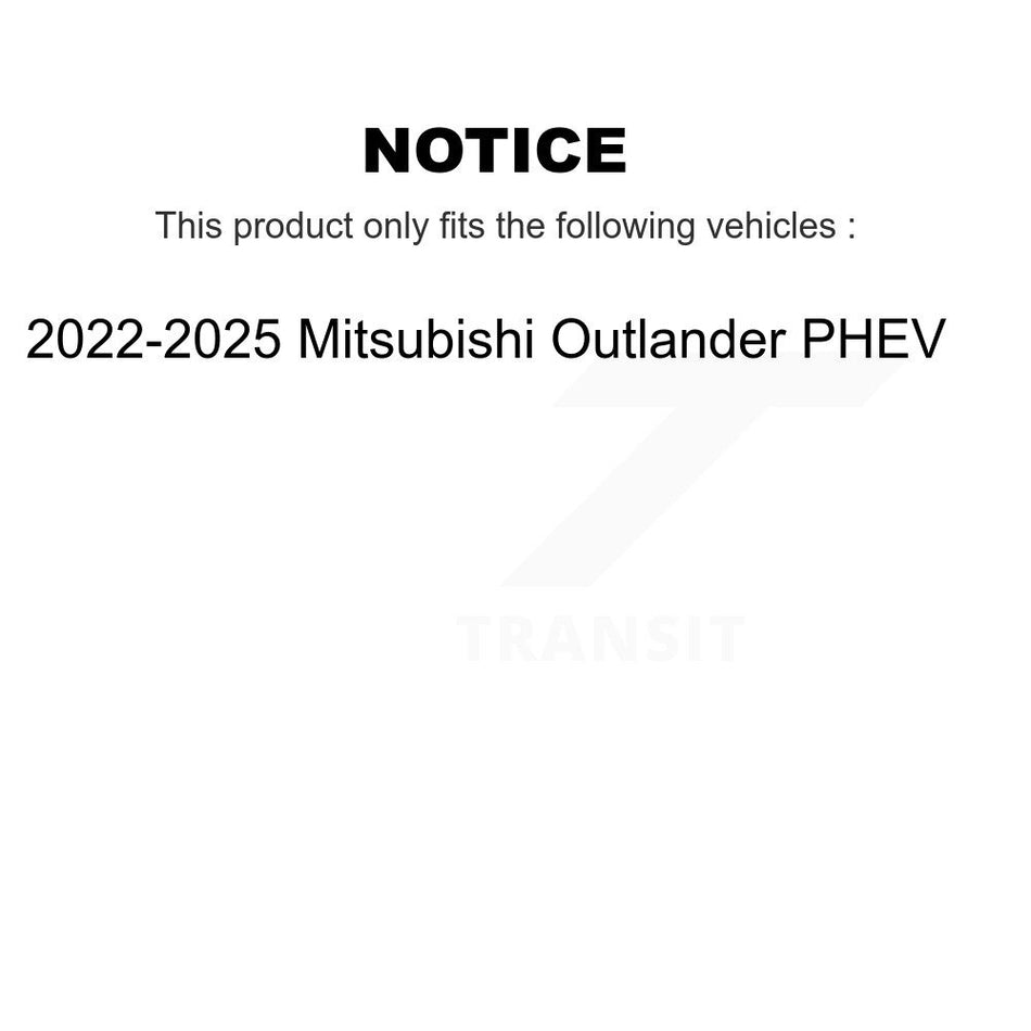 3x Air + 3x Cabin Filter (6 Total) Kit For 2022-2025 Mitsubishi Outlander PHEV KFL-103633