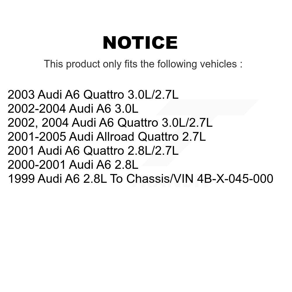 1x Air + 1x Cabin + 1x Engine Oil Filter Filter (3 Total) Kit For Audi A6 Quattro Allroad KFM-100230