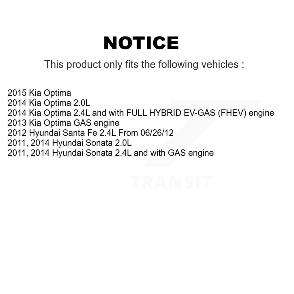 1x Air + 1x Cabin + 1x Engine Oil Filter Filter (3 Total) Kit For Hyundai Kia Optima Fe KFM-100239