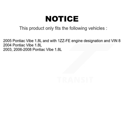 1x Air + 1x Cabin + 1x Engine Oil Filter Filter (3 Total) Kit For Pontiac Vibe KFM-100263