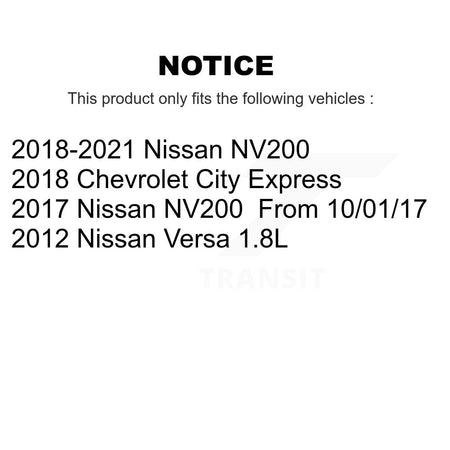 1x Air + 1x Cabin + 1x Engine Oil Filter Filter (3 Total) Kit For Nissan Versa NV200 City KFM-100379
