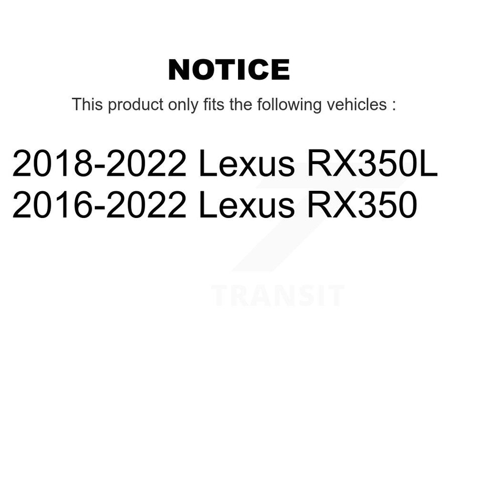 1x Air + 1x Cabin + 1x Engine Cartridge Oil Filter (3 Total) Kit For Lexus RX350 RX350L KFM-100389