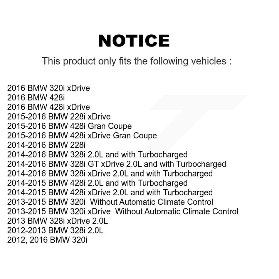 1x Air + 1x Cabin + 1x Engine Cartridge Oil Filter (3 Total) Kit For BMW 328i xDrive 320i KFM-100412