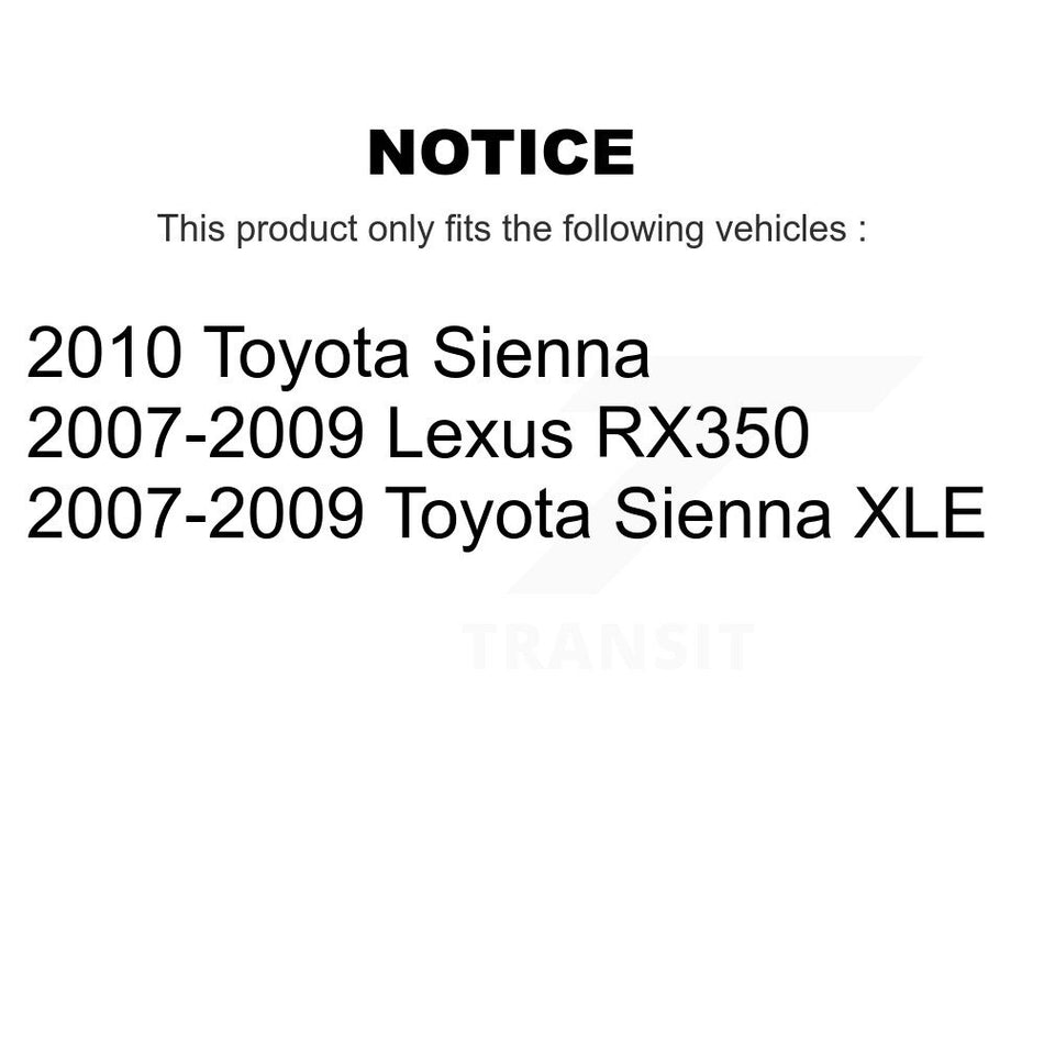 1x Air + 1x Cabin + 1x Engine Cartridge Oil Filter (3 Total) Kit For Toyota Sienna Lexus KFM-100473