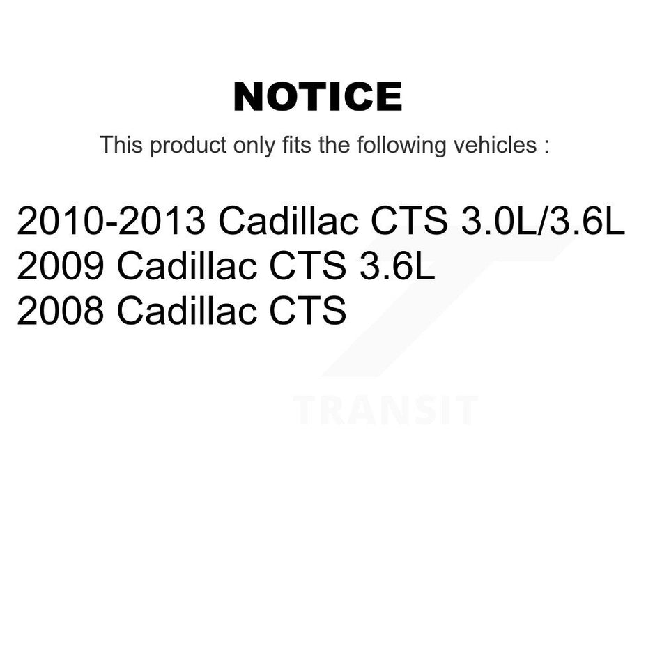 1x Air + 1x Cabin + 1x Engine Cartridge Oil Filter (3 Total) Kit For Cadillac CTS KFM-100485