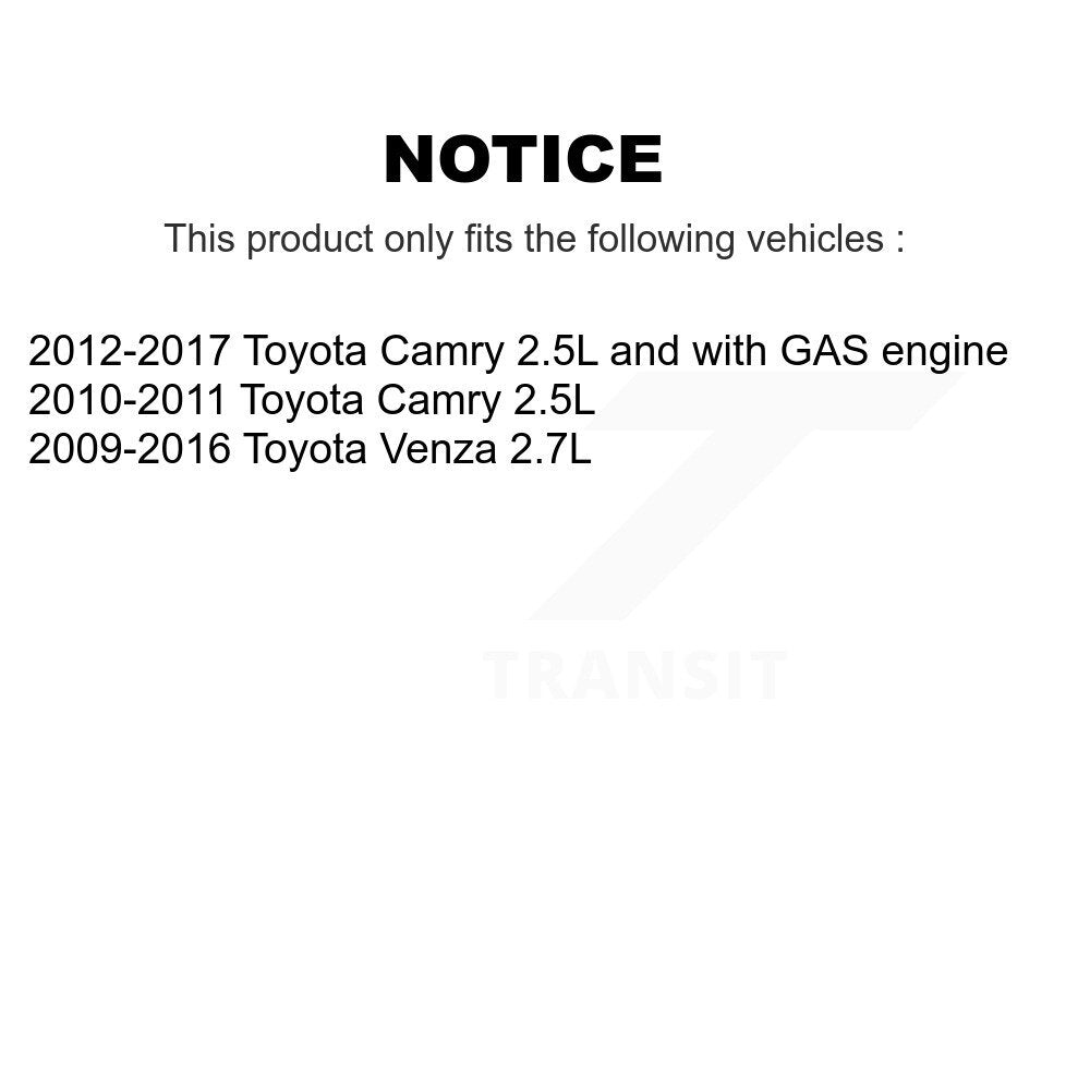 1x Air + 1x Cabin + 1x Engine Cartridge Oil Filter (3 Total) Kit For Toyota Camry Venza KFM-100507