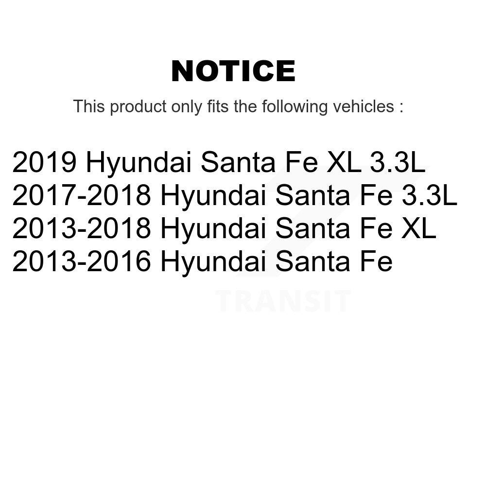1x Air + 1x Cabin + 1x Engine Cartridge Oil Filter (3 Total) Kit For Hyundai Santa Fe XL KFM-100526