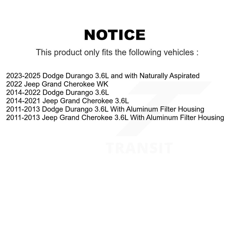 1x Air + 1x Cabin + 1x Engine Cartridge Oil Filter (3 Total) Kit For Jeep Grand Cherokee KFM-100541