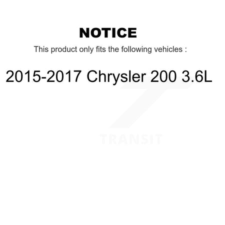 1x Air + 1x Cabin + 1x Engine Cartridge Oil Filter (3 Total) Kit For Chrysler 200 3.6L KFM-100585