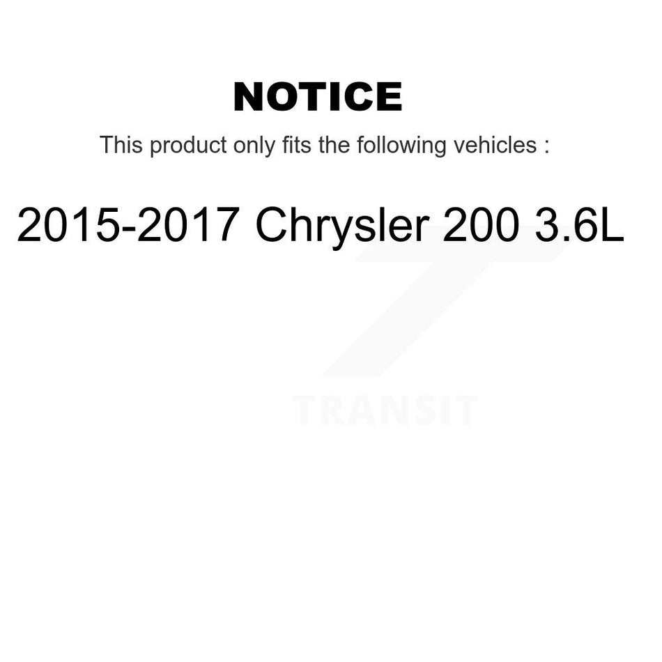 1x Air + 1x Cabin + 1x Engine Cartridge Oil Filter (3 Total) Kit For Chrysler 200 3.6L KFM-100585