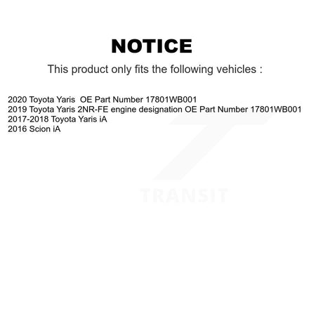 1x Air + 1x Cabin + 1x Engine Oil Filter Filter (3 Total) Kit For Toyota Yaris iA Scion KFM-104228