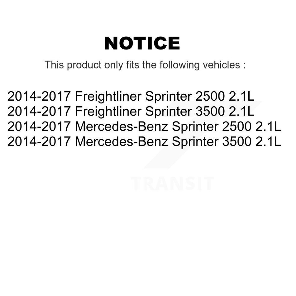 1x Air + 1x Cabin + 1x Engine Cartridge Oil Filter (3 Total) Kit For Mercedes-Benz 2500 KFM-104473