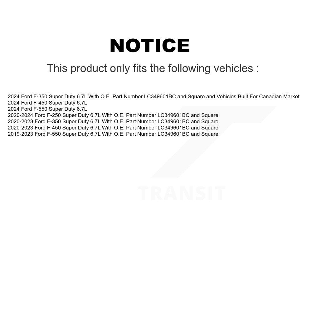 1x Air + 1x Cabin + 1x Engine Oil Filter Filter (3 Total) Kit For Ford F-350 Super Duty KFM-104720