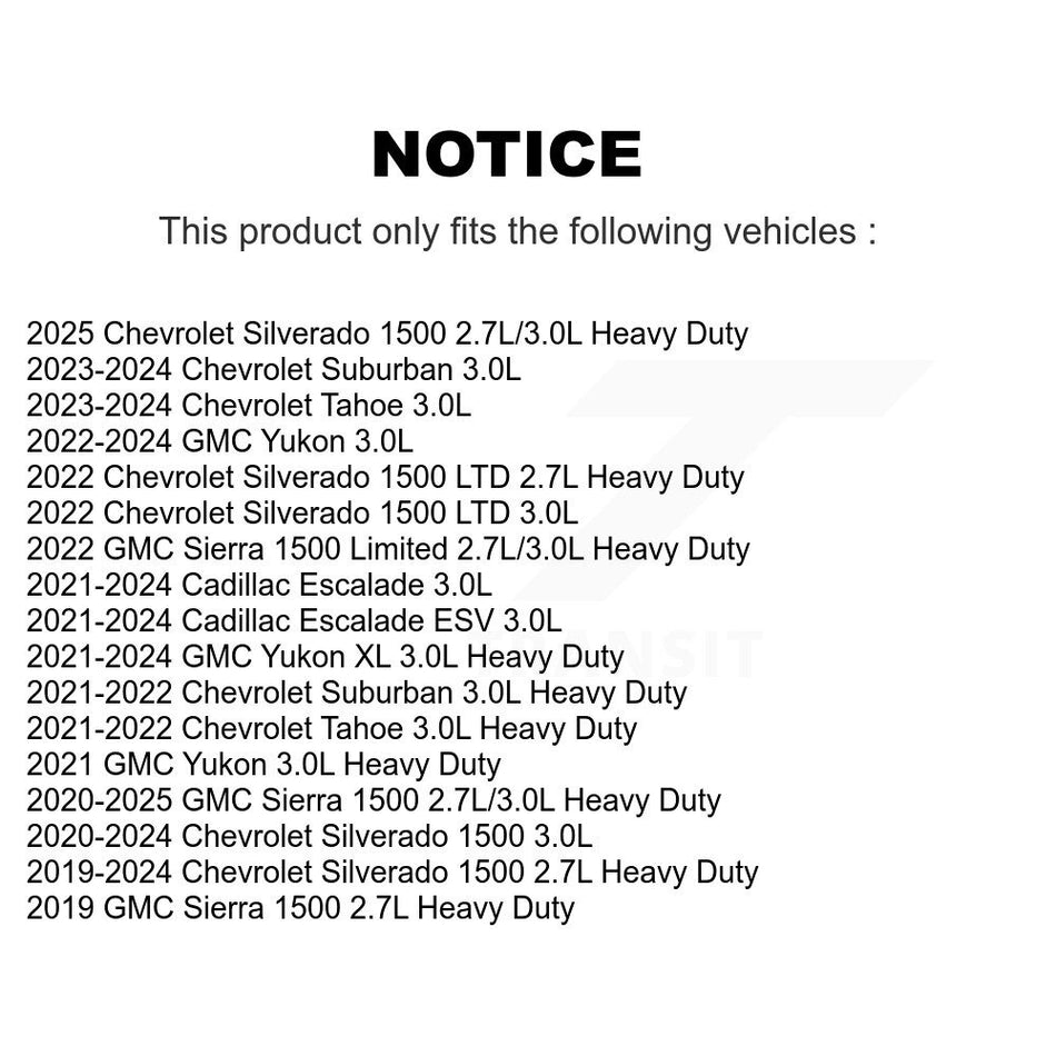 1x Air + 1x Cabin + 1x Engine Oil Filter Filter (3 Total) Kit For GMC Chevrolet Silverado KFM-104742