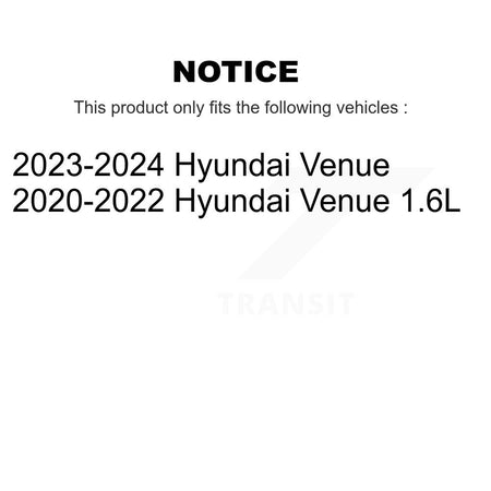 1x Air + 1x Cabin + 1x Engine Cartridge Oil Filter (3 Total) Kit For Hyundai Venue KFM-104755