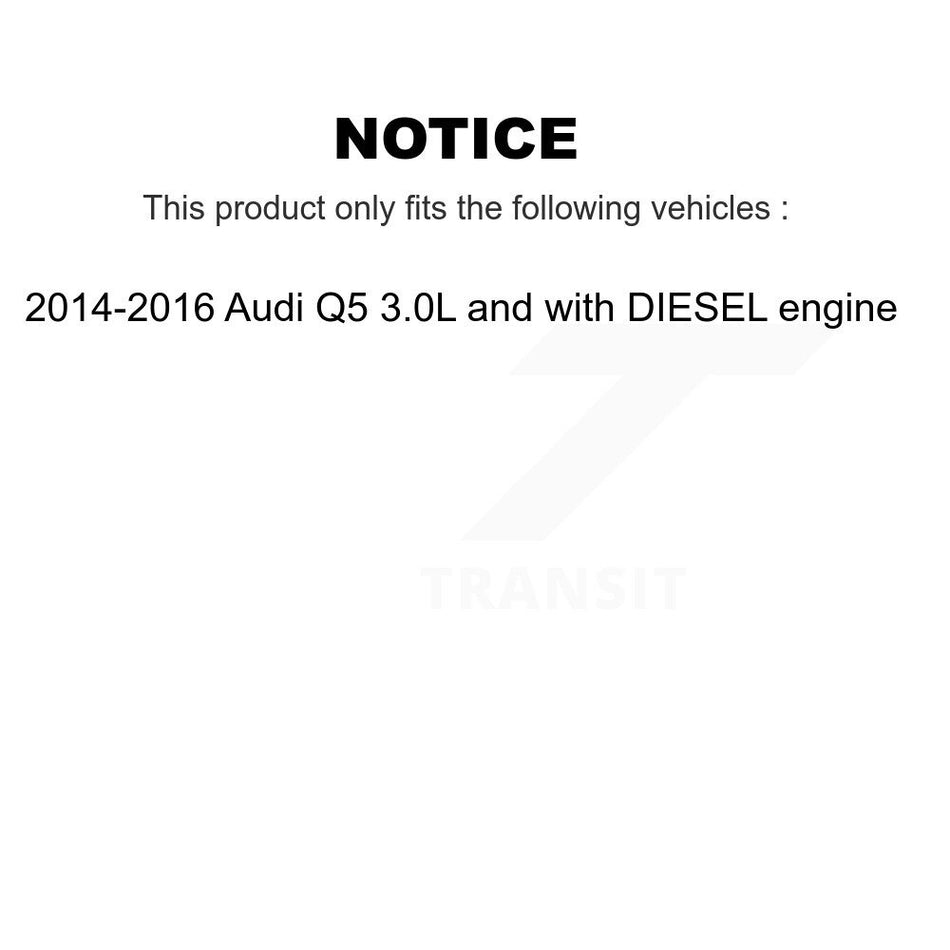 1x Air + 1x Cabin + 1x Engine Cartridge Oil Filter (3 Total) Kit For Audi Q5 KFM-104766