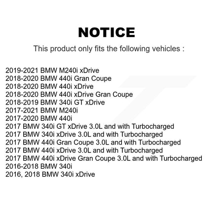 1x Air + 1x Cabin + 1x Engine Cartridge Oil Filter (3 Total) Kit For BMW 340i xDrive 440i KFM-104778