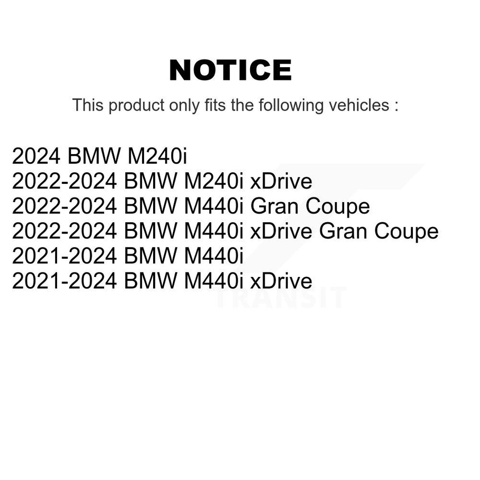 1x Air + 1x Cabin + 1x Engine Cartridge Oil Filter (3 Total) Kit For BMW M440i xDrive KFM-104780