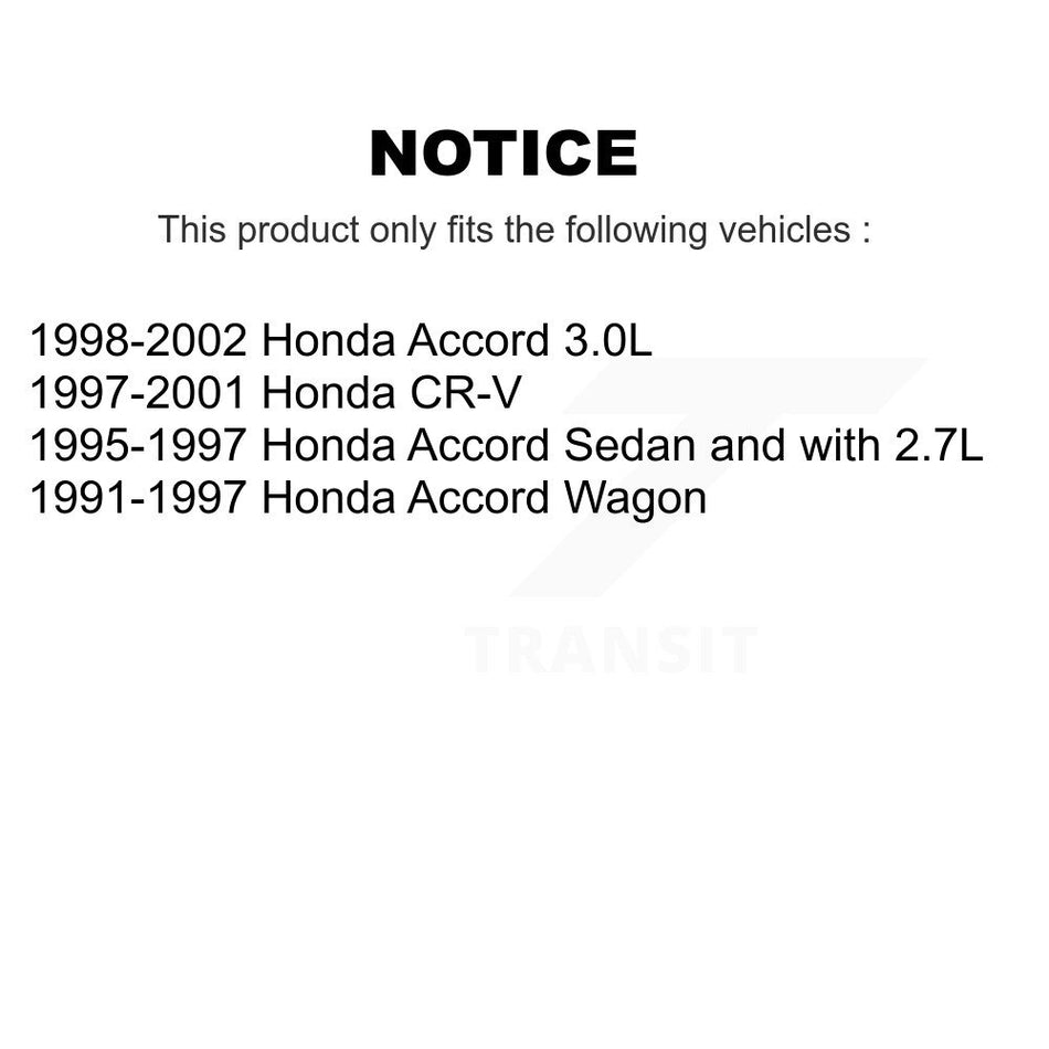 Front Rear Semi-Metallic Brake Pads And Drum Shoes Kit For Honda Accord CR-V KFN-100076