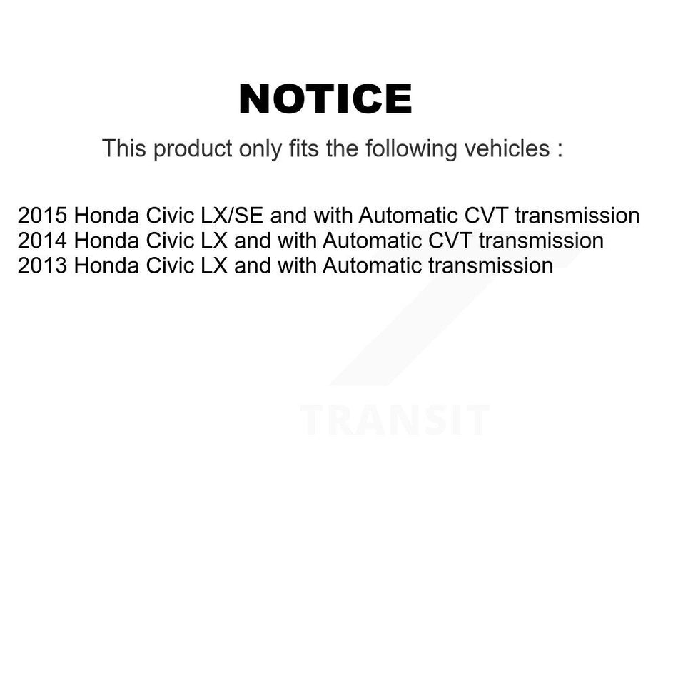Front Rear Semi-Metallic Brake Pads And Drum Shoes Kit For Honda Civic KFN-100186