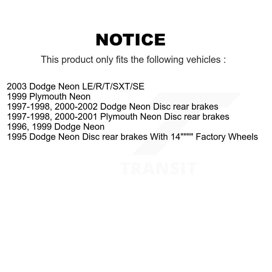Front Rear Semi-Metallic Brake Pads And Parking Shoes Kit For Chrysler Dodge Intrepid 300M Concorde LHS Neon Plymouth Eagle Vision New Yorker KFN-100643