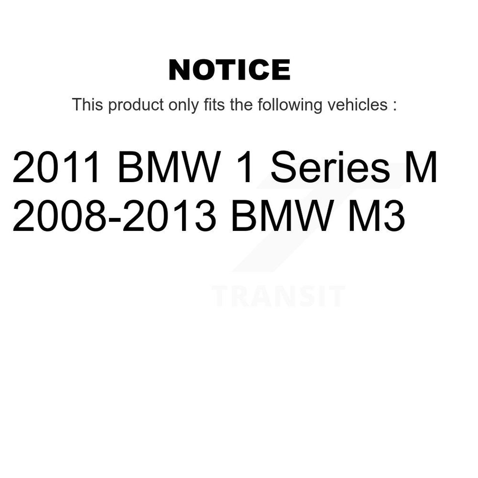 Front Rear Semi-Metallic Brake Pads And Parking Shoes Kit For BMW M3 1 Series M KFN-100672