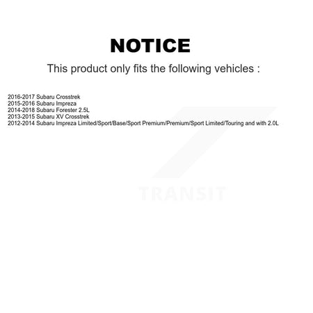 Front Rear Semi-Metallic Brake Pads And Parking Shoes Kit For Subaru Forester Impreza XV KFN-100928