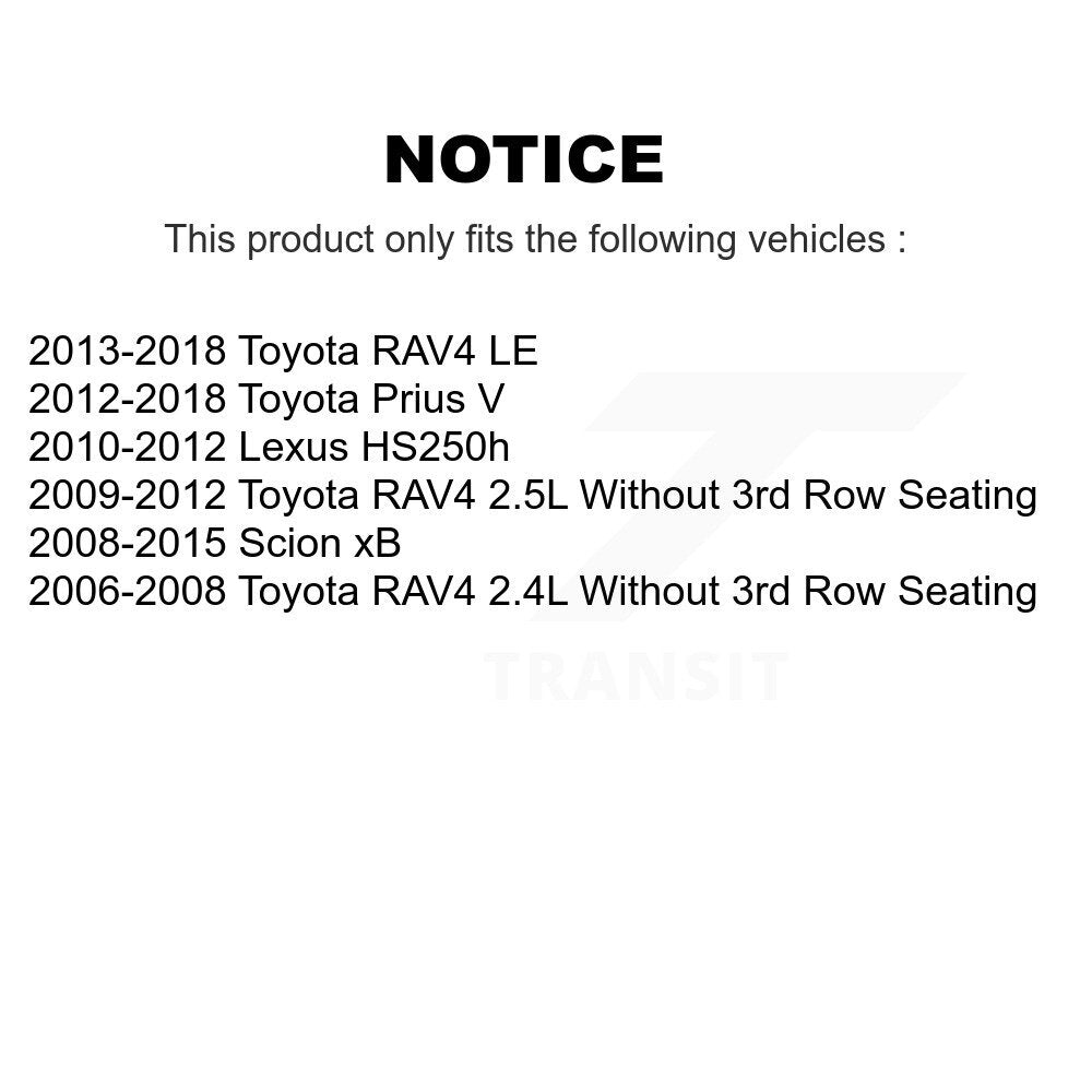 Front Coat Disc Brake Rotor Ceramic Pad Kit For Toyota RAV4 Prius V Scion xB Lexus HS250h KGA-100612