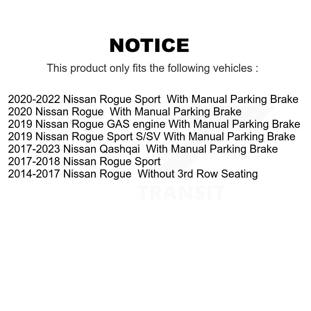 Front Rear Ceramic Pads And Coated Disc Brake Rotors Kit For Nissan Rogue Sport Qashqai KGA-102213