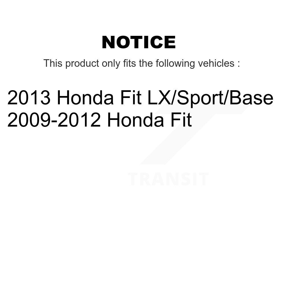 Front Rear Disc Brake Rotors Ceramic Pads And Coated Drum Kit For Honda Fit KGA-104381